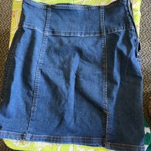 NWT Free people denim skirt